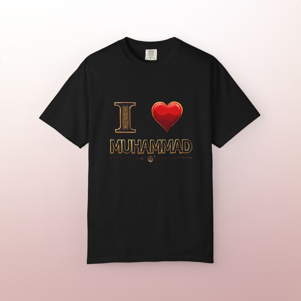I ❤️ Muhammad T-Shirt – Islamic Love & Faithwear | Halal Wears