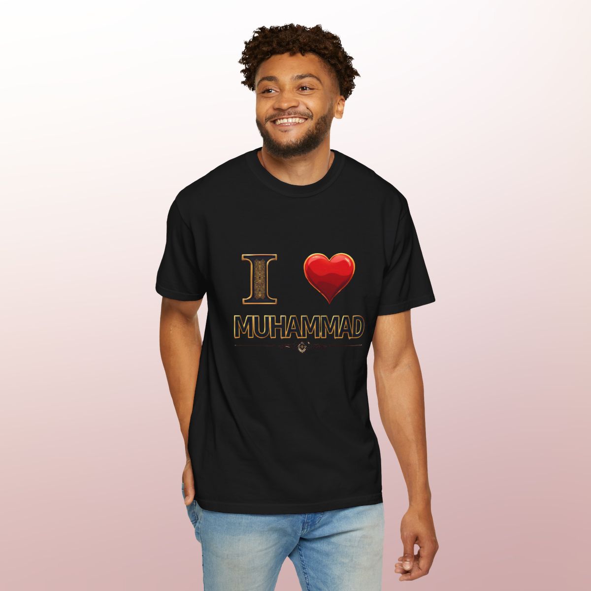 I ❤️ Muhammad T-Shirt – Islamic Love & Faithwear | Halal Wears