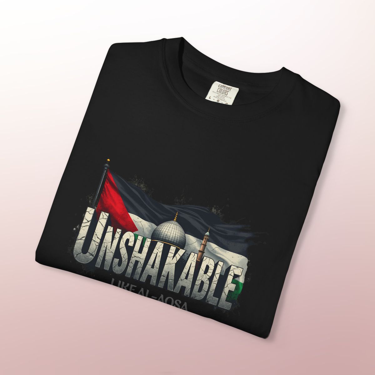 Unshakable Like Al Aqsa T-Shirt | Islamic Resilience & Freedom Wear