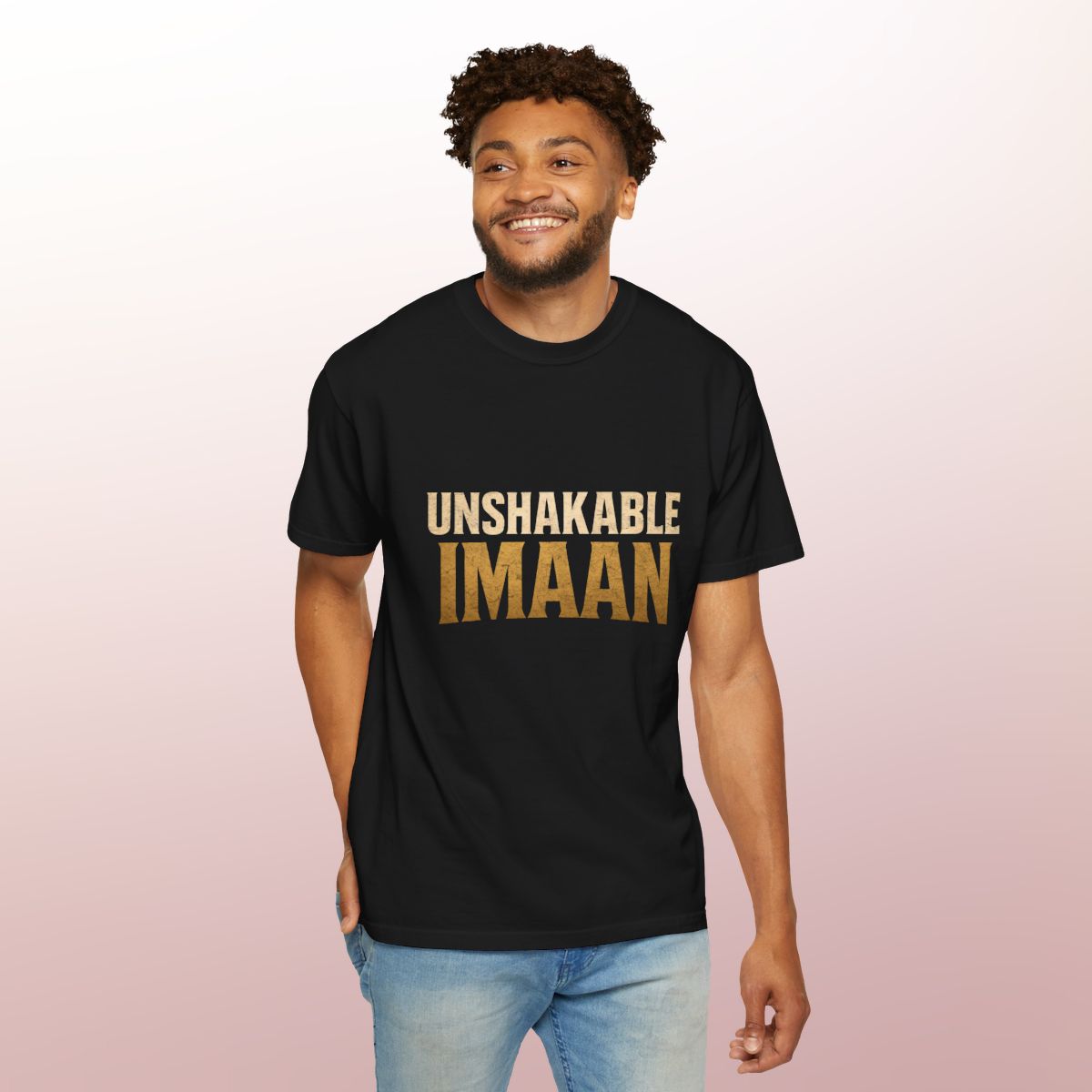Unshakable Imaan T-Shirt | Islamic Faith & Strength Apparel