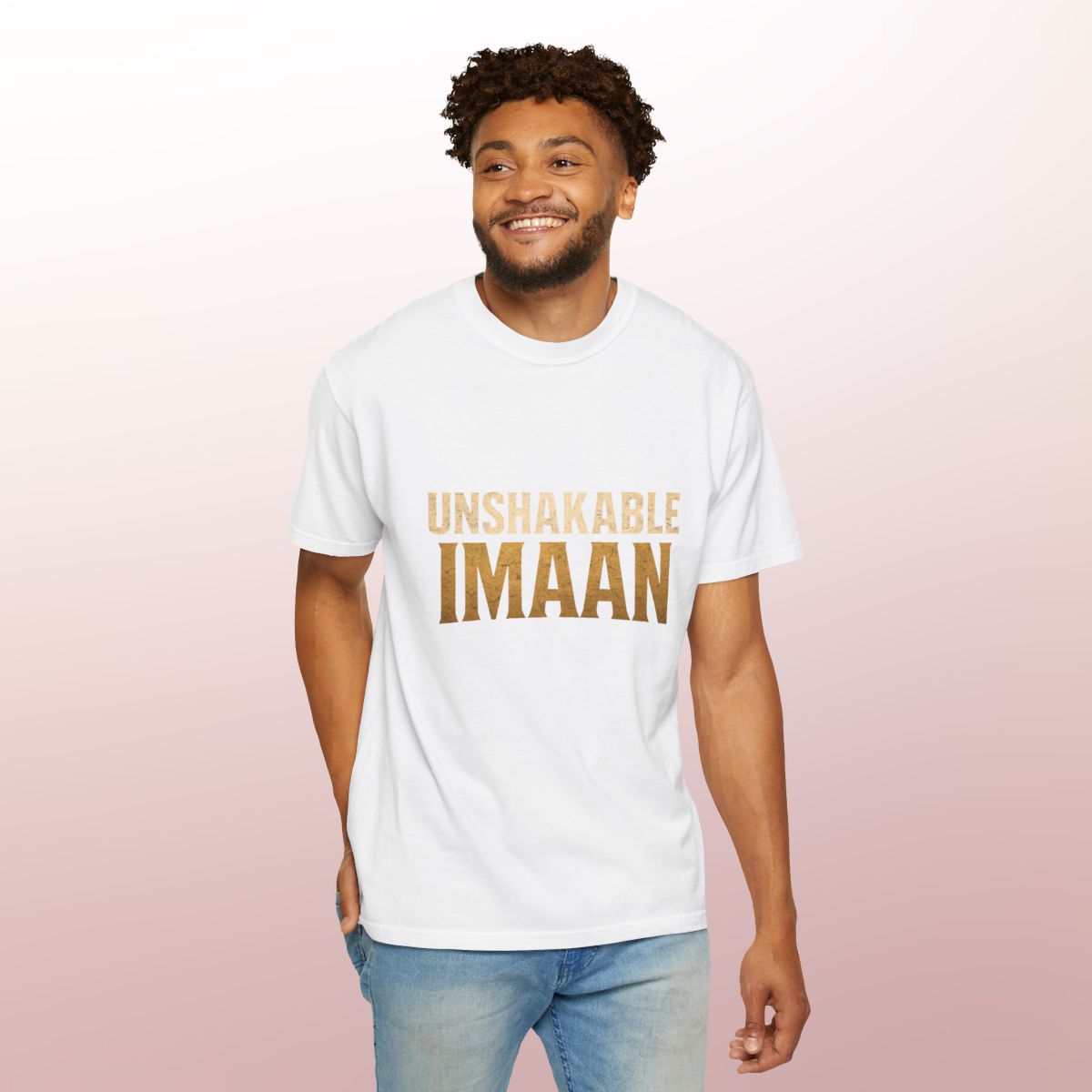 Unshakable Imaan T-Shirt | Islamic Faith & Strength Apparel