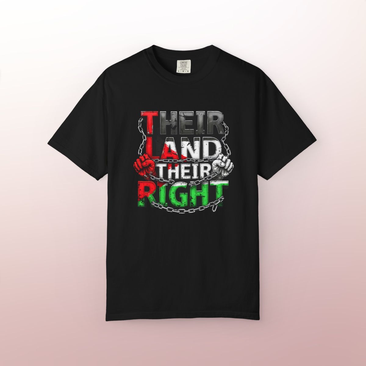 Their Land, Their Right – Palestine Solidarity T-Shirt | Free Palestine Apparel