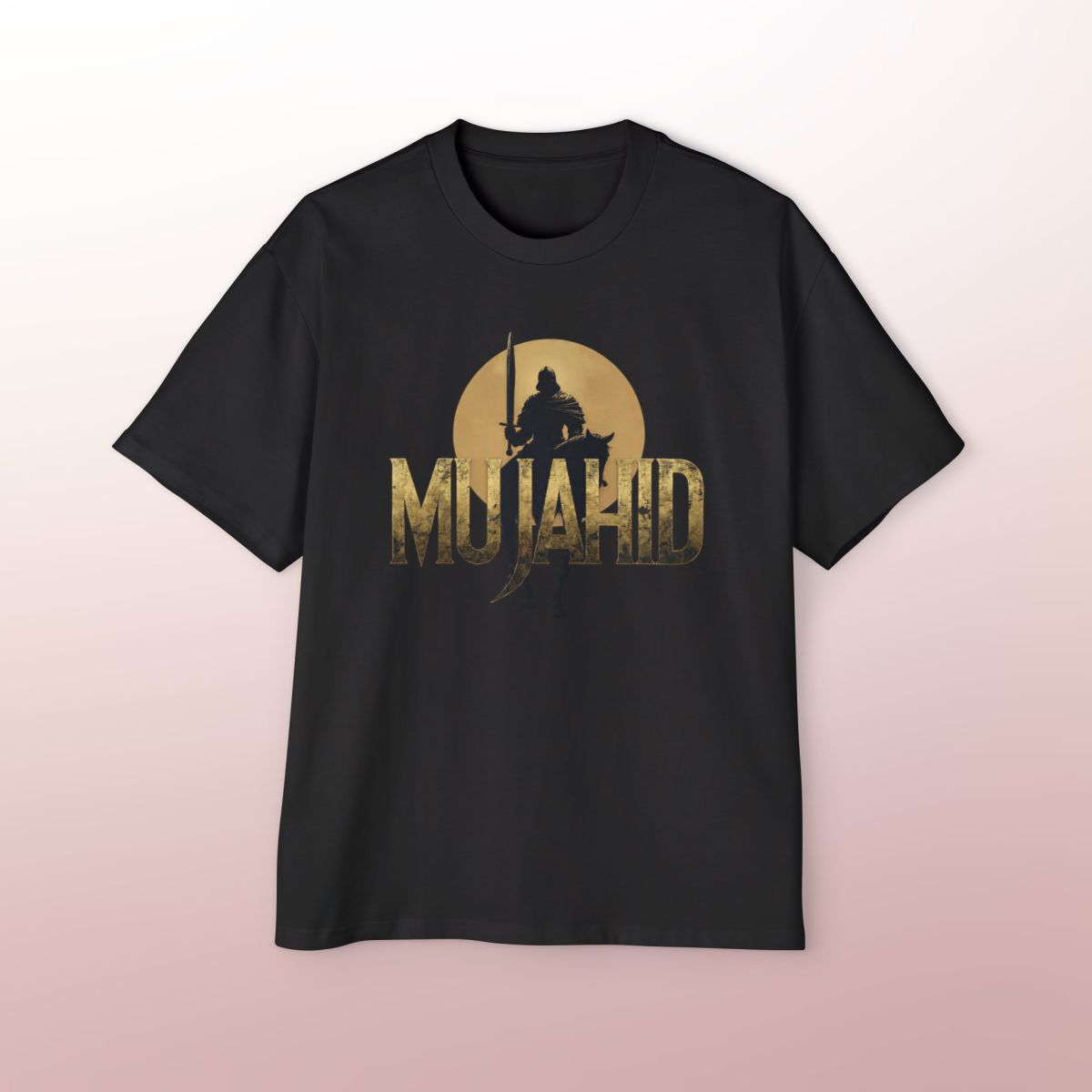 Mujahid Oversized T-Shirt | Islamic Strength & Faithwear