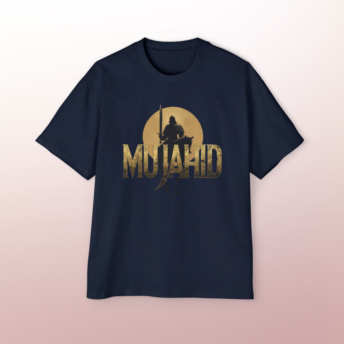 Mujahid Oversized T-Shirt | Islamic Strength & Faithwear