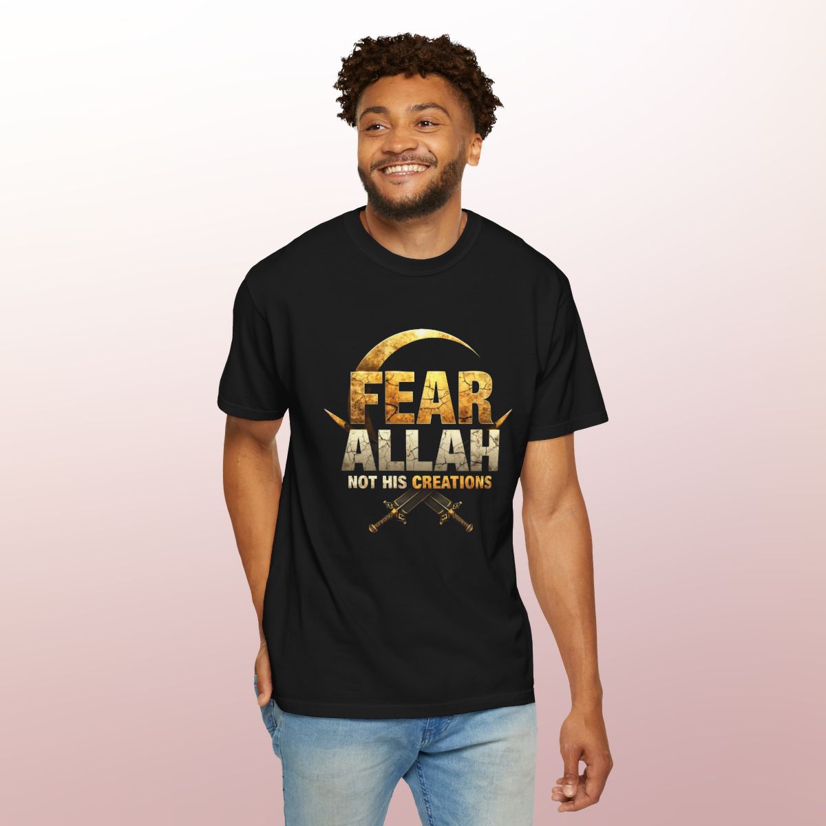 Fear Allah, Not His Creations T-Shirt | Islamic Reminder & Faithwear