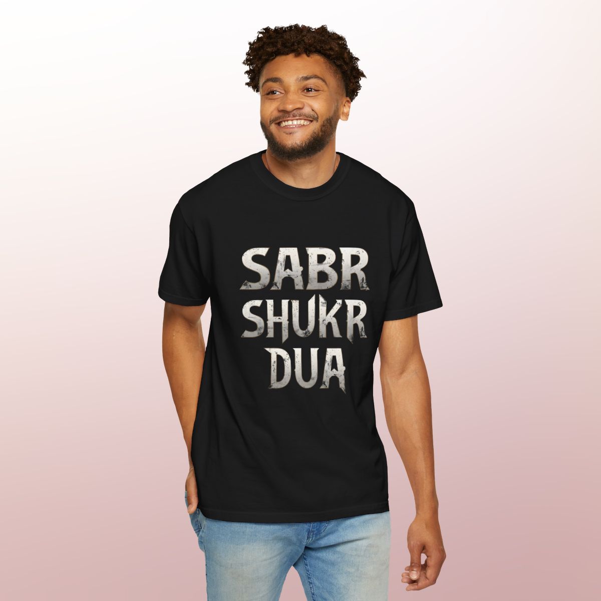 Sabr, Shukr, Dua T-Shirt | Islamic Reminder & Faithwear
