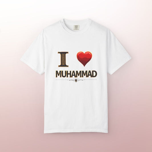 I ❤️ Muhammad T-Shirt – Islamic Love & Faithwear | Halal Wears
